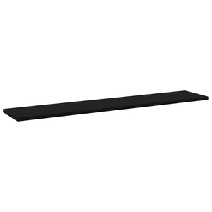 Schwarz Bücherregal Bretter 100 cm, 4er-Set