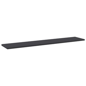 Bücherregal Bretter Grau 100x20 cm, 4er Set