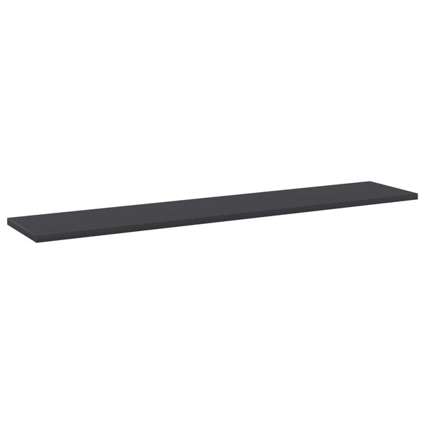 Bücherregal Bretter Grau 100x20 cm, 4er Set