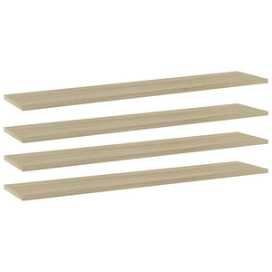 Sonoma Eiche Bücherregal Bretter, 4er Set