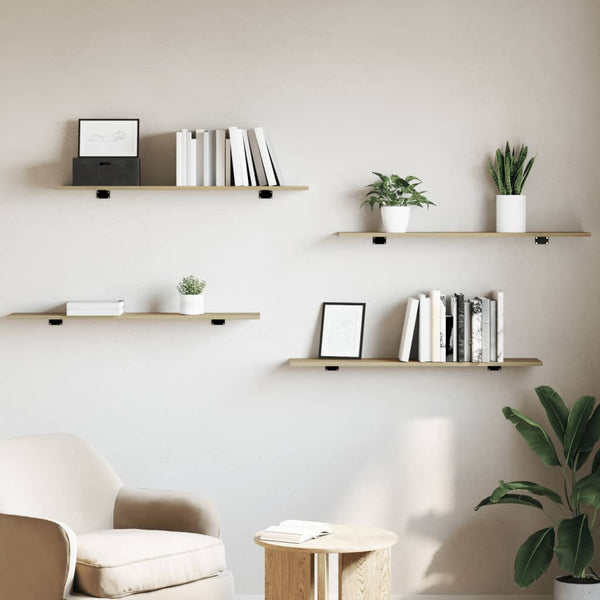 Sonoma Eiche Regalbretter 100x20 cm, 8er Set