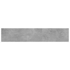 Betongraue Bücherregal-Bretter, 4er-Set