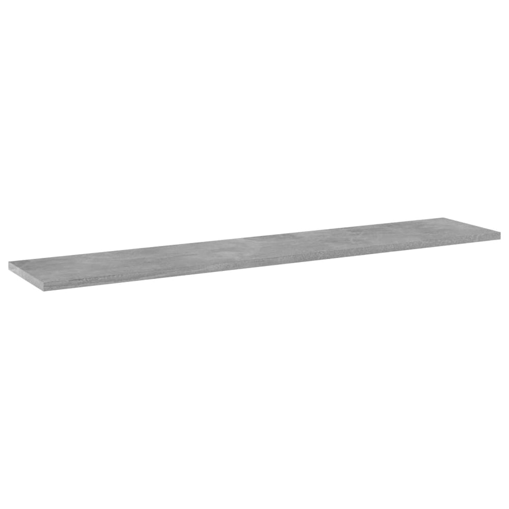 Bücherregal Bretter Betongrau 100x20cm, 8er Set