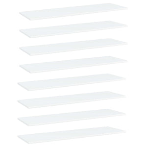 Regalbretter Weiß 100x30 cm, 8er-Set