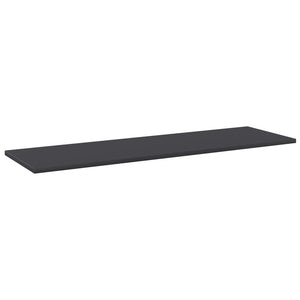 Bücherregal Bretter Grau 100x30 cm, 4er Set