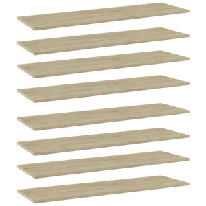 Regalbretter Sonoma Eiche 100x30 cm, 8er Set