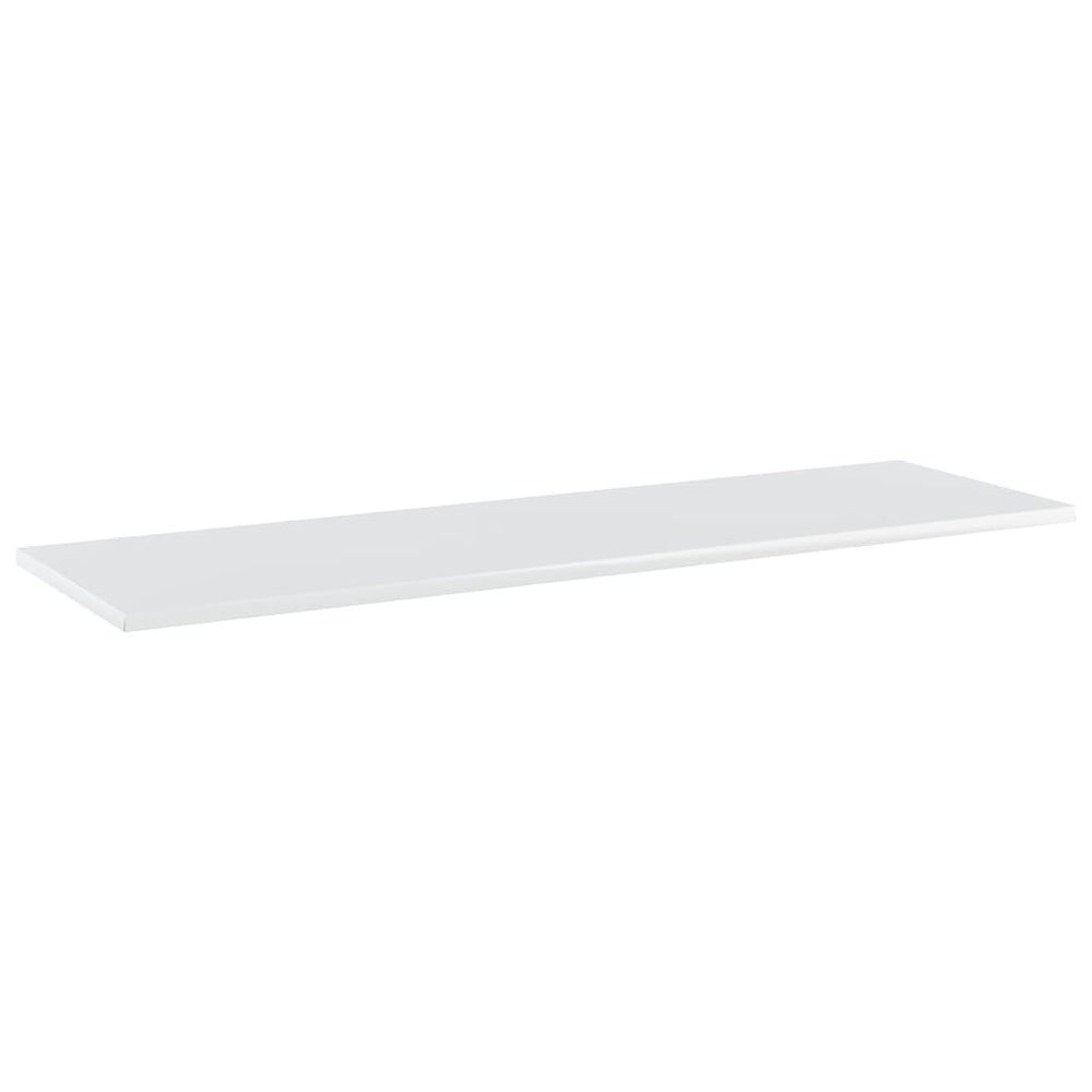 Regalbretter Hochglanz Weiß 100x30 cm, 8er Set