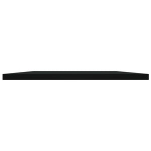 Schwarze Bücherregal Bretter, 4er Set