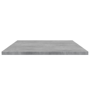 Betongraue Bücherregal-Bretter, 4er-Set