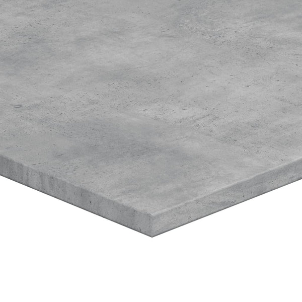 Betongraue Bücherregal-Bretter, 4er-Set