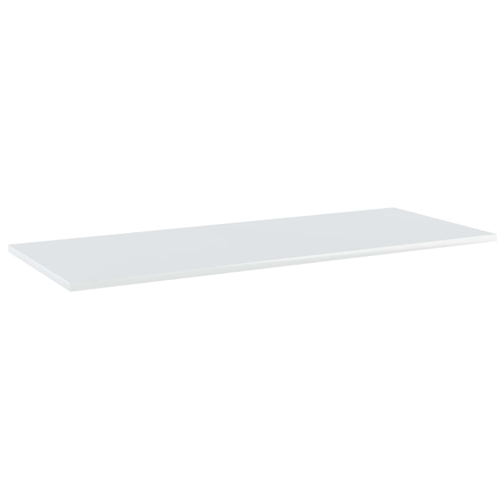 Regalbretter Hochglanz Weiß 100x40 cm, 4er-Set