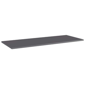 Regalbretter Hochglanz Grau 100x40 cm, 4er Set