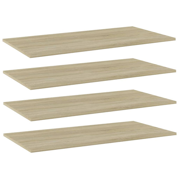 Sonoma Eiche Bücherregal Bretter 100x50cm, 4er-Set
