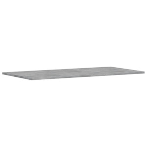 Betongraue Bücherregal-Bretter, 4er-Set