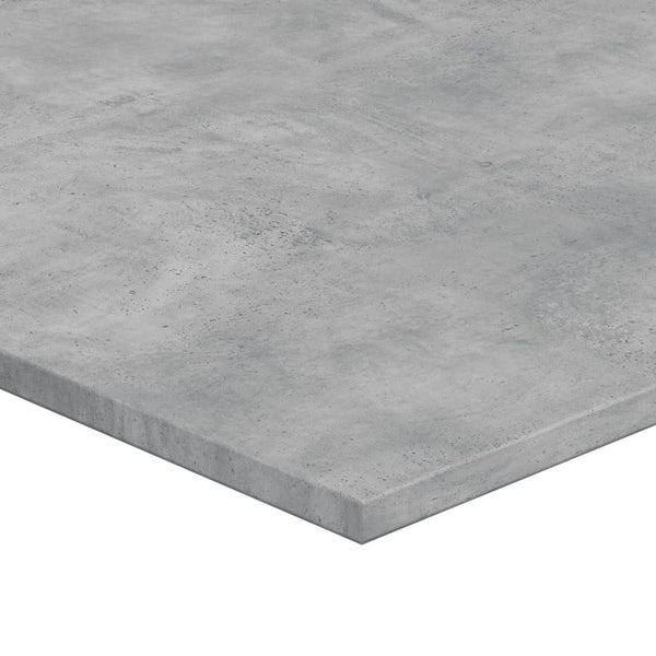 Betongraue Bücherregal-Bretter, 4er-Set