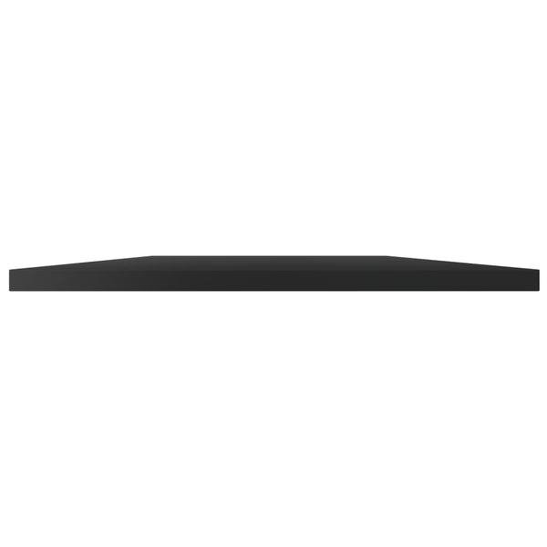 Hochglanz Schwarz Bücherregal Bretter 100x50 cm, 4er Set