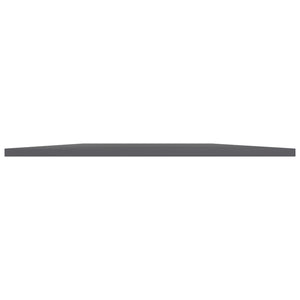 Hochglanz Grau Bücherregal Bretter 100x50cm, 4er-Set
