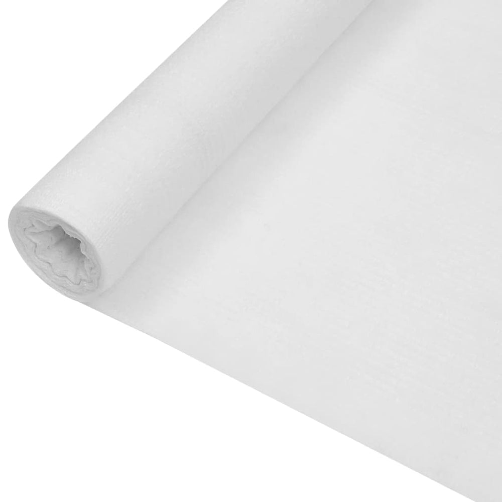 vidaXL Fence Screen White 1.5x50 m HDPE 195 g/m²