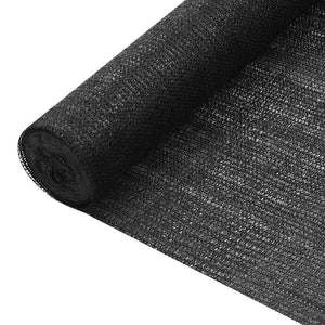 Zaunblende Schwarz 3,6x50 m HDPE 75 g/m²