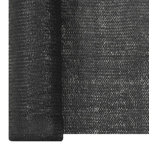 Zaunblende Schwarz 1,8x25 m HDPE 150 g/m²