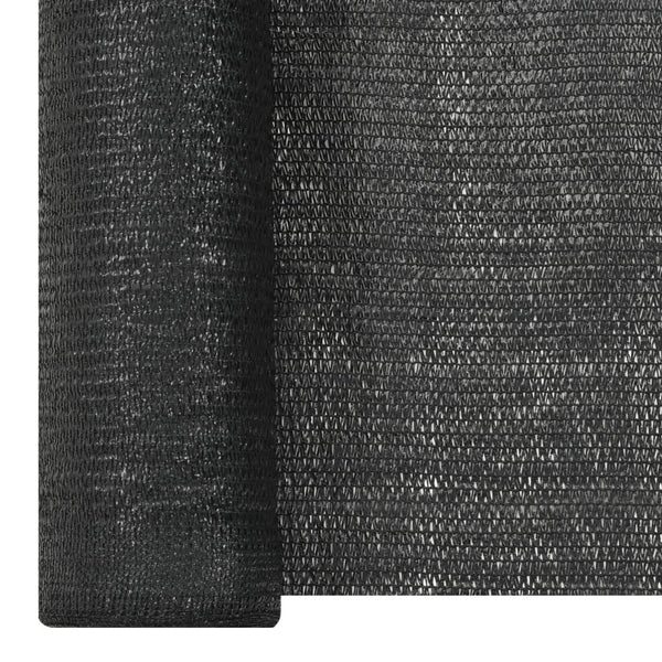 Zaunblende Schwarz 1,8x50 m HDPE 150 g/m²
