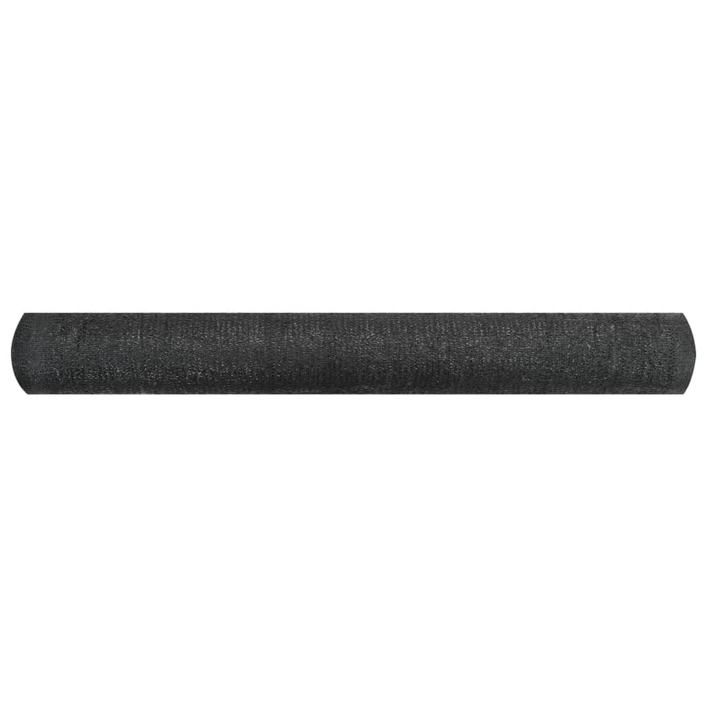 vidaXL Fence Screen Black 1.2x50 m HDPE 195 g/m²
