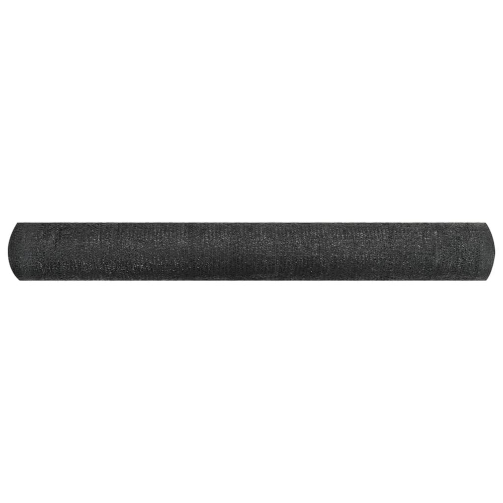 vidaXL Fence Screen Black 1.8x10 m HDPE 195 g/m²
