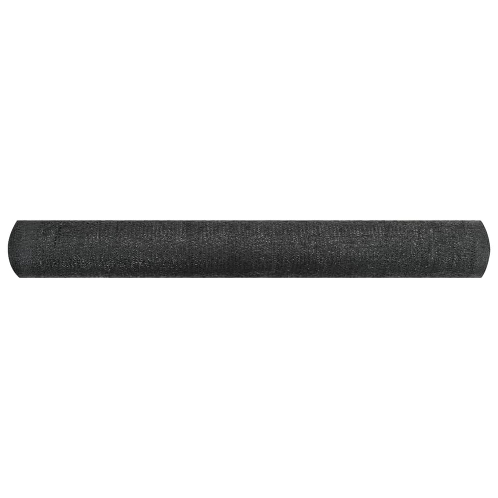 vidaXL Fence Privacy Screen Black 2x10 m HDPE 195 g/m²