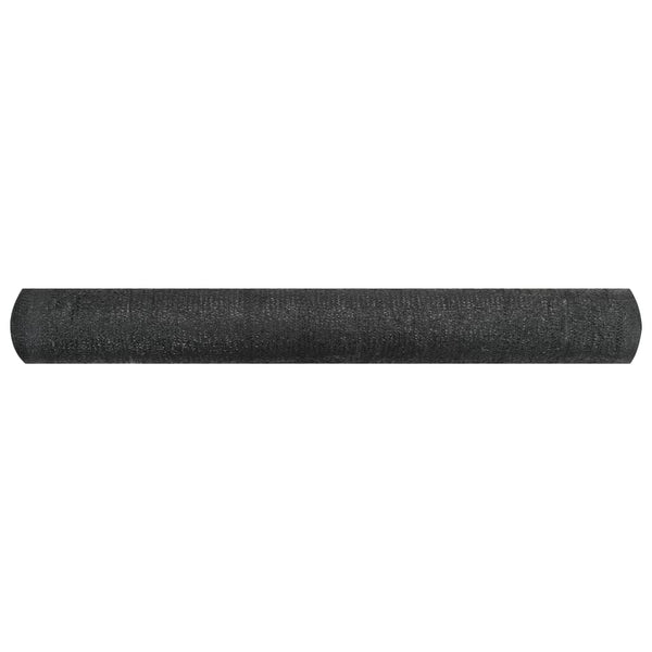 Zaunblende Schwarz 2x10 m HDPE 195 g/m²