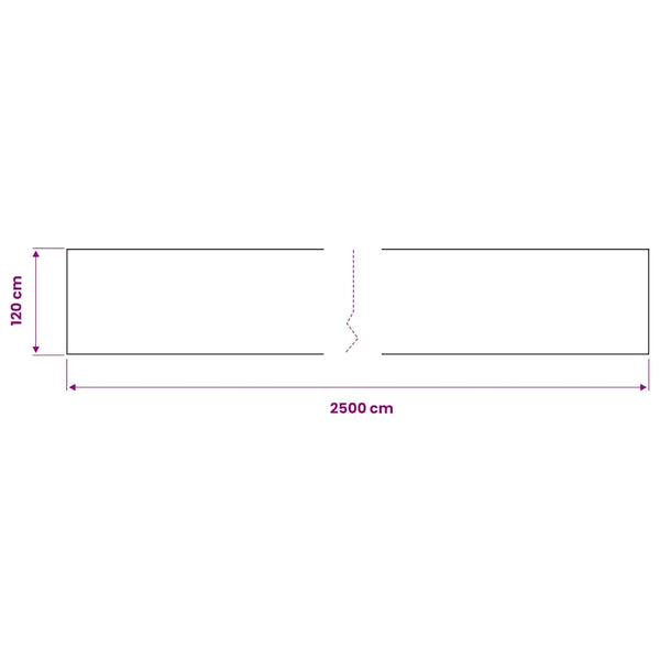 Zaunblende Grün 1,2x25 m HDPE 150 g/m²