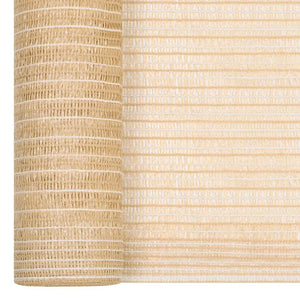 Zaunblende Beige 1,2x50 m HDPE 150 g/m²