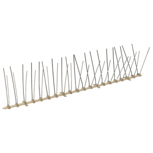 20-tlg. Vogelabwehr-Spikes-Set 10 m Kunststoff 4-reihig