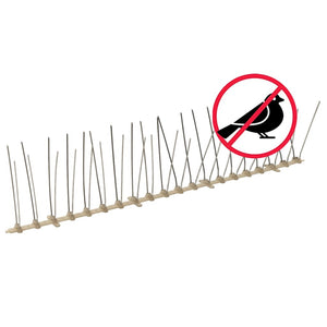 20-tlg. Vogelabwehr-Spikes-Set 10 m Kunststoff 4-reihig