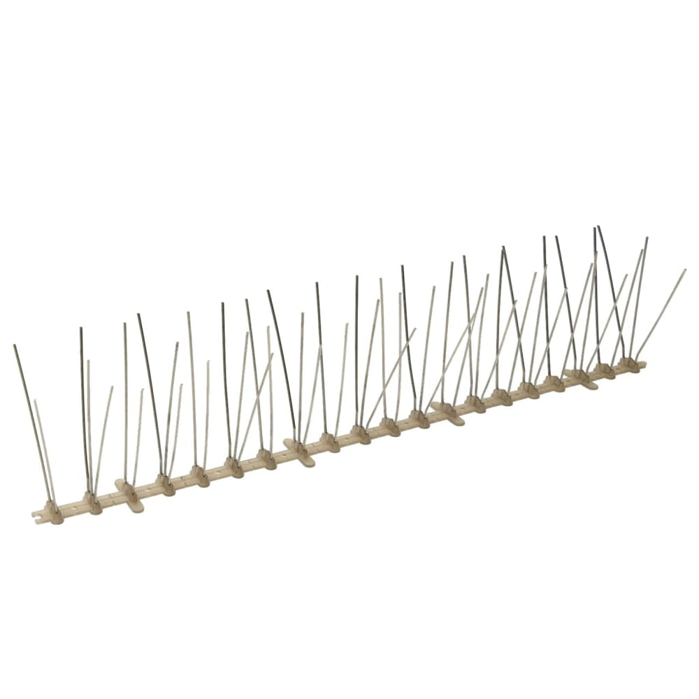 6-tlg. Vogelabwehr-Spikes-Set 3 m Kunststoff 5-reihig