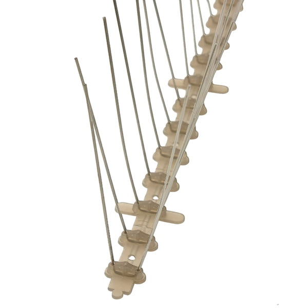 20-tlg. Vogelabwehr-Spikes-Set 10 m Kunststoff 5-reihig