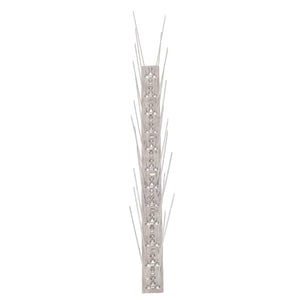 20-tlg. Taubenabwehr Spikes-Set Edelstahl 10 m 2-reihig