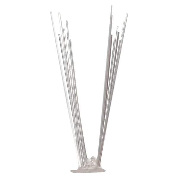 20-tlg. Taubenabwehr Spikes-Set Edelstahl 10 m 2-reihig
