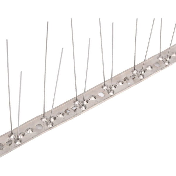 20-tlg. Taubenabwehr Spikes-Set Edelstahl 10 m 2-reihig