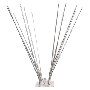 20-tlg. Taubenabwehr Spikes-Set Edelstahl 10 m 4-reihig