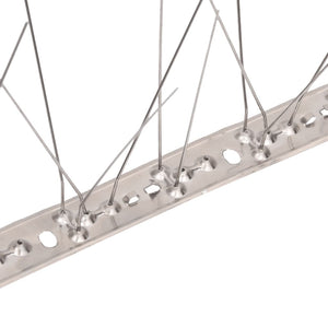 20-tlg. Taubenabwehr Spikes-Set Edelstahl 10 m 5-reihig
