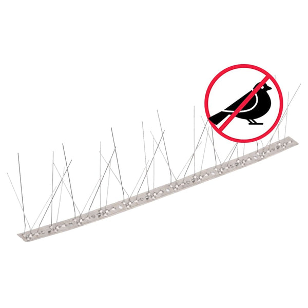 40-tlg. Taubenabwehr Spikes-Set Edelstahl 20 m 5-reihig