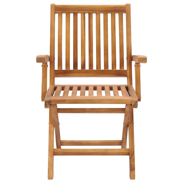 Gartenstühle 2 Stk. mit Taupe Kissen Teak Massivholz