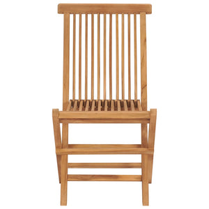 Gartenstühle mit Anthrazit Kissen 2 Stk. Massivholz Teak