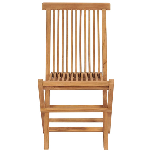 Gartenstühle mit Anthrazit Kissen 2 Stk. Massivholz Teak