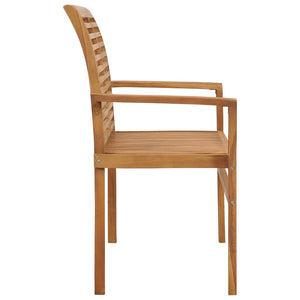 Gartenbank mit Weinroter Auflage 112 cm Massivholz Teak