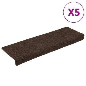 Selbstklebende Stufenmatten Braun 15er Set