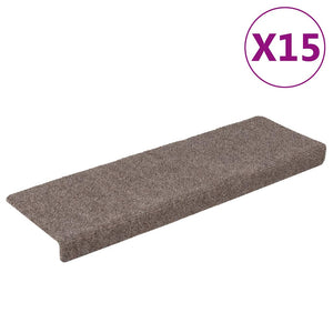 Selbstklebende Stufenmatten Beige 15 Stk.