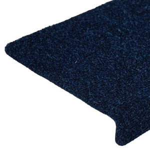 Selbstklebende Stufenmatten Marineblau 15er Set