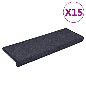 Stufenmatten Dunkelgrau Blau 15er Set