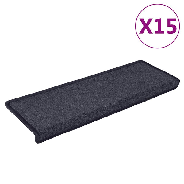 Stufenmatten Dunkelgrau Blau 15er Set